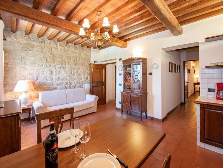Castello Di Fulignano Soarzio Panoramic Apartment San Gimignano Exteriör bild