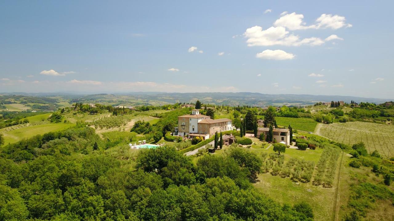 Castello Di Fulignano Soarzio Panoramic Apartment San Gimignano Exteriör bild