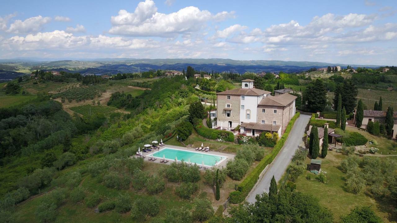 Castello Di Fulignano Soarzio Panoramic Apartment San Gimignano Exteriör bild