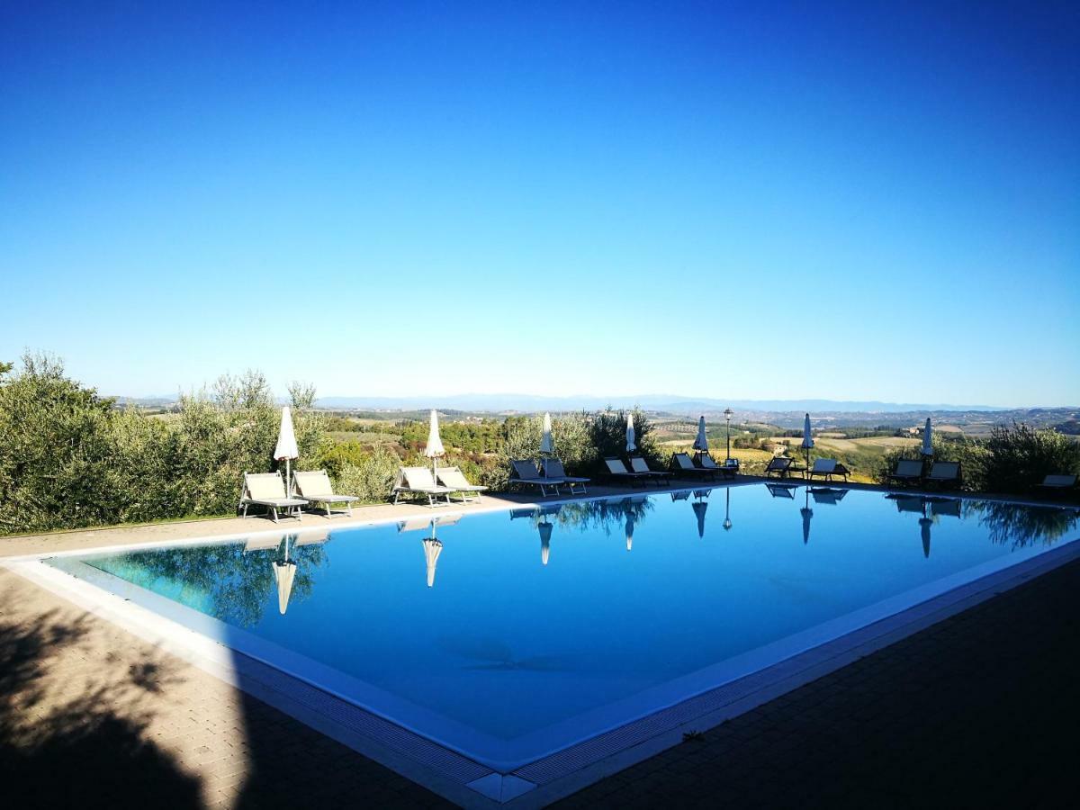 Castello Di Fulignano Soarzio Panoramic Apartment San Gimignano Exteriör bild