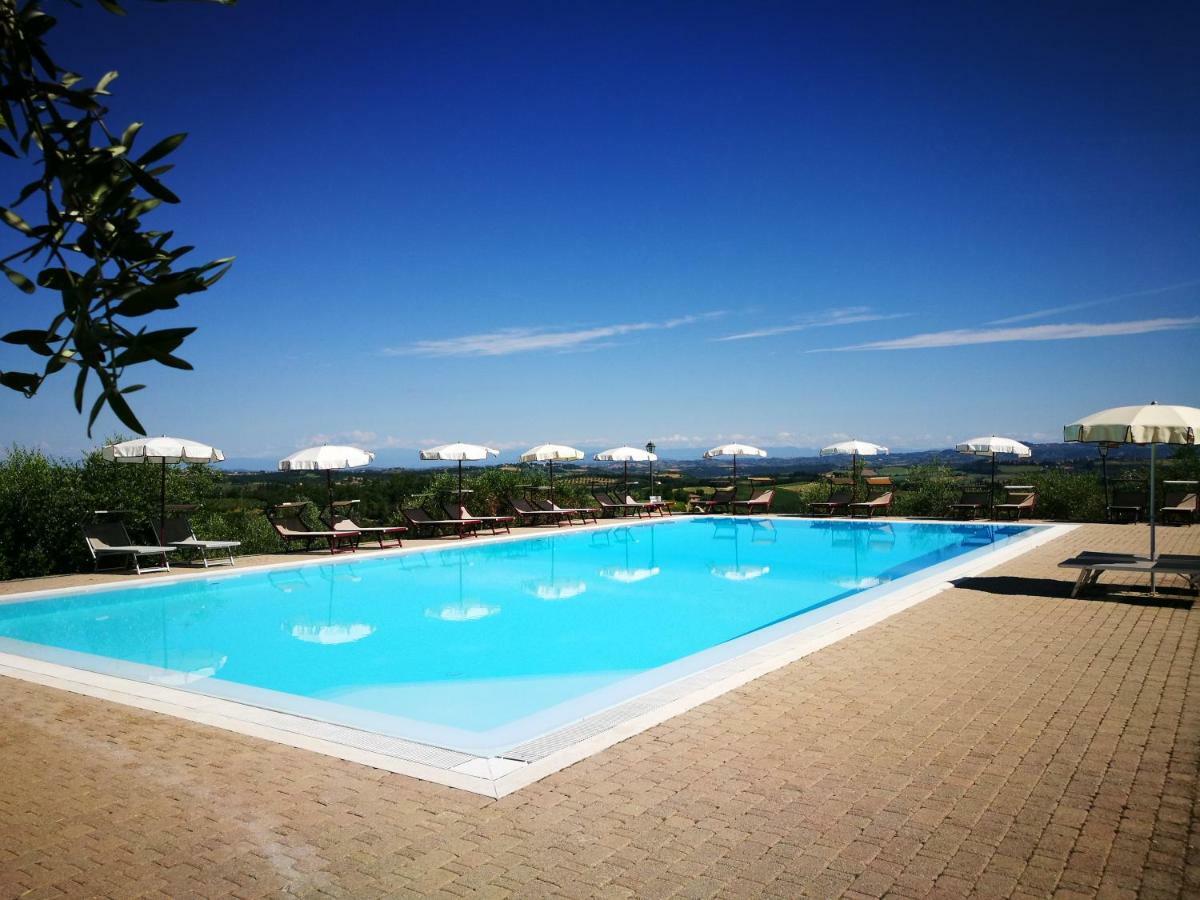 Castello Di Fulignano Soarzio Panoramic Apartment San Gimignano Exteriör bild